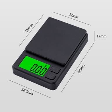 Våg Digital-Våg Mini Kompakt Väger 0,01 gram upp till 1000 gram