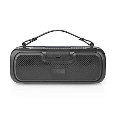 Nedis Bluetooth® Party Boombox | 4.5 timmar | 2.0 | 45 W | Uppspelning av media: AUX / USB | IPX5 | Synkroniseringsbar | Bärhandtag | Festljus | Svart