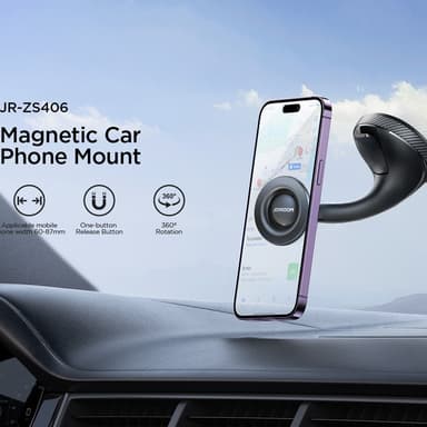 JOYROOM För 4,7-7"" telefon Sugkopp Magnetisk mobilhållare bil