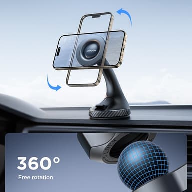 JOYROOM För 4,7-7"" telefon Sugkopp Magnetisk mobilhållare bil