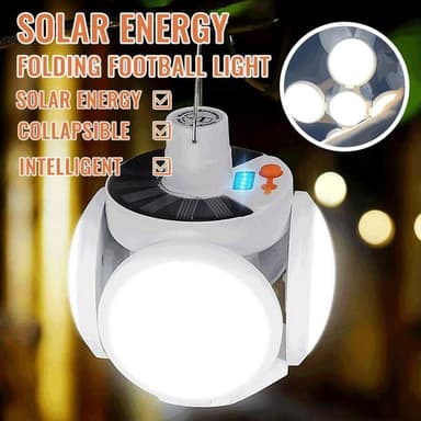 Solar Camping Lanterna Lampa Tält Uppladdningsbar Fjärrkontroll