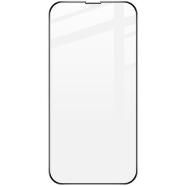 iPhone 14 IMAK Pro+ Heltäckande Härdat Glas Svart Ram