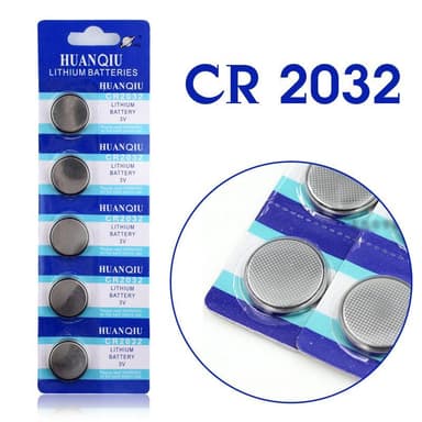 Alkalisk Knappcellbatteri CR2032 Storpack
