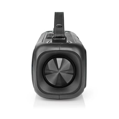 Nedis Bluetooth® Party Boombox | 4.5 timmar | 2.0 | 45 W | Uppspelning av media: AUX / USB | IPX5 | Synkroniseringsbar | Bärhandtag | Festljus | Svart