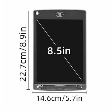 JX-8.5 8.5-tum LCD Skrivplatta Ritplatta Klotterplatta