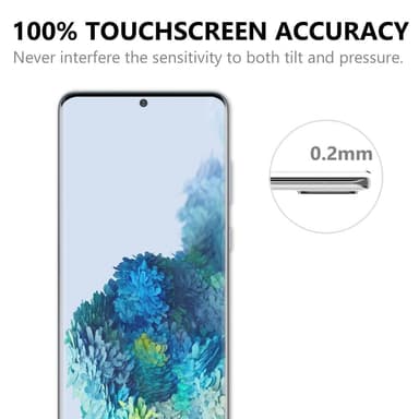 Samsung Galaxy S20 Heltäckande Härdat glas