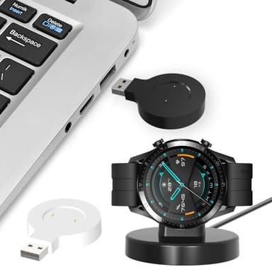 För Honor Watch GS 3i Smart Klocka Laddare Docka Kabel