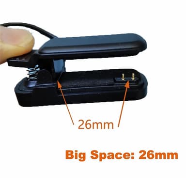 Universal Smart Watch laddsladd 2-stifts laddningskabel - 3 mm