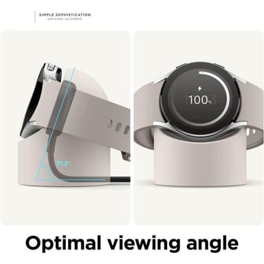 Smartklocka Kompatibel Samsung Round Smart Watch Laddningsställ