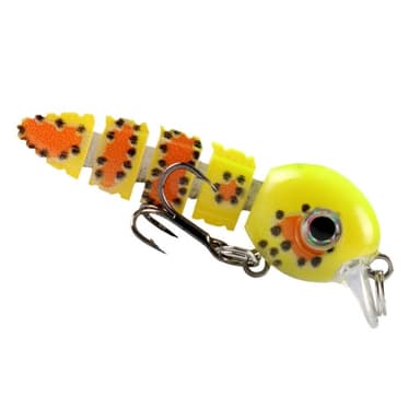 5 st Fiskedrag bete naturtrogen Crankbait med förvaringslåda