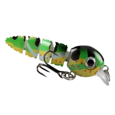 5 st Fiskedrag bete naturtrogen Crankbait med förvaringslåda