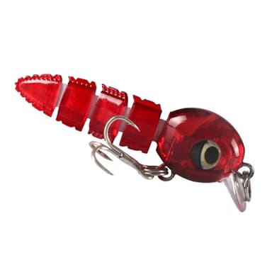 5 st Fiskedrag bete naturtrogen Crankbait med förvaringslåda