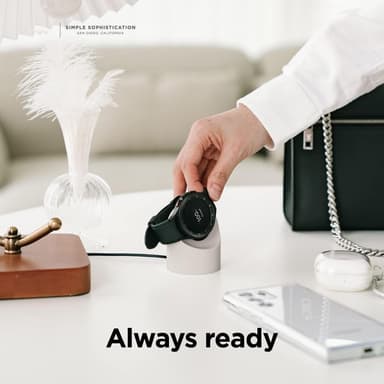 Smartklocka Kompatibel Samsung Round Smart Watch Laddningsställ