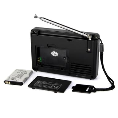 RETEKESS V-115 Bärbar FM AM Radio MP3-spelare med digital skärm