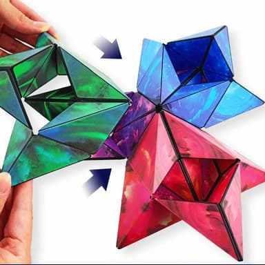 Fidget 3D Magisk Kub Transformerbar pussel - Mekanisk