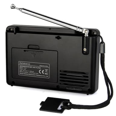 RETEKESS V-115 Bärbar FM AM Radio MP3-spelare med digital skärm