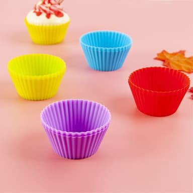 10 st 7 cm silikon muffins muffinsform köksbakformar