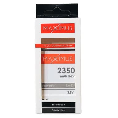 Samsung Galaxy S3 Maxximus Batteri EB-L1G6LLU 2350mAh