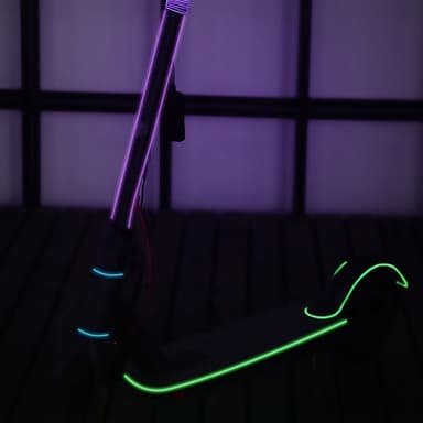 131 cm Skoter Scooter Ljus Batteridriven flexibel lampa - Rosa