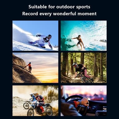 Actionkamera 24MP 5K Ultra HD 30m vattentät utomhussport kamera