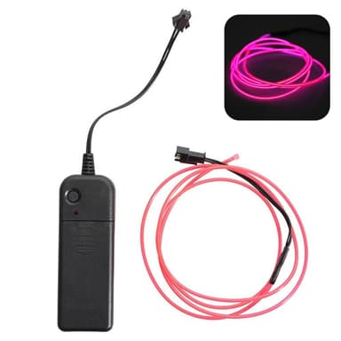 131 cm Skoter Scooter Ljus Batteridriven flexibel lampa - Rosa