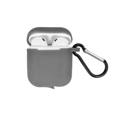 Airpods Skyddsfodral med krok, Grå