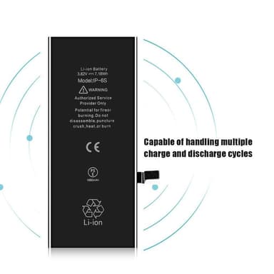 iPhone 6s IPARTS EXPERT 1880mAh Batteri FCC/CE/RoSH