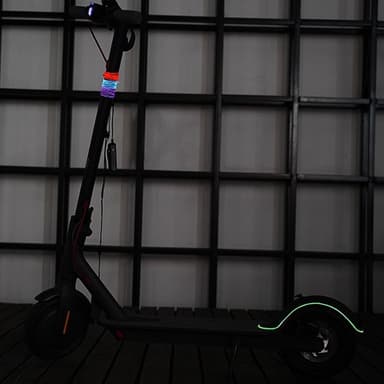131 cm Skoter Scooter Ljus Batteridriven flexibel lampa - Rosa