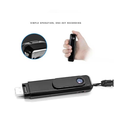 Mini Spy kamera HD Pen 1080P ljud och bild