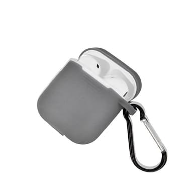 Airpods Skyddsfodral med krok, Grå