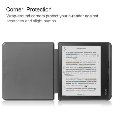 Fodral till Kobo Libra Colour eReader läsplatta - Svart