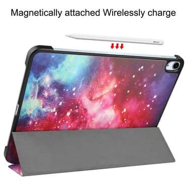 Till iPad Air 11 (2024) Slim fit tri-fold fodral - Galaxy