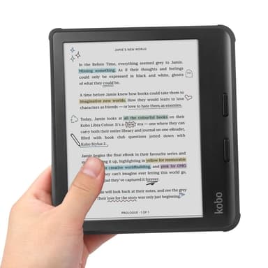 Fodral till Kobo Libra Colour eReader läsplatta - Svart