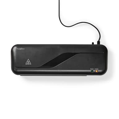Nedis Laminator | Varm | A4 | 230 mm/min | Automatisk avstängning | Strömadapter | Svart