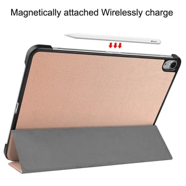 Till iPad Air 13 (2024) Slim fit tri-fold fodral - RoseGold
