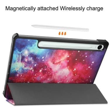 Slim Fit Cover Fodral Till Samsung Galaxy Tab S9 FE - Space
