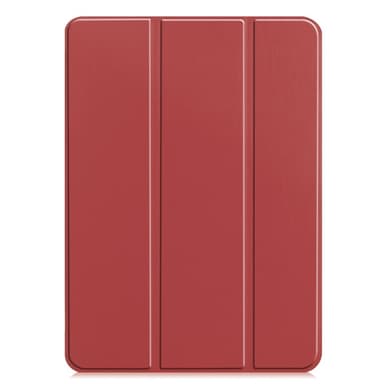 Till iPad Pro 11 (2024) Slim fit tri-fold fodral - Vinröd