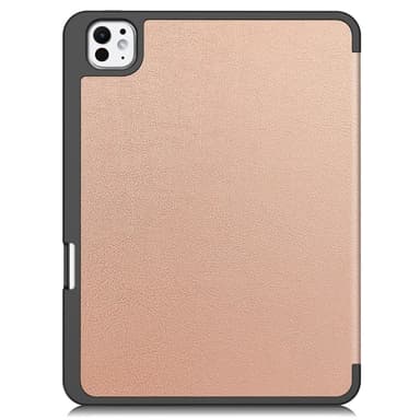 Till iPad Pro 11 (2024) Slim fit tri-fold fodral Pennfack - RoseGold
