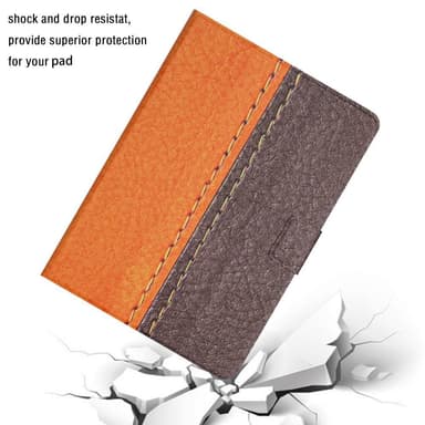 Till iPad 10.9 (2022) Gen 10 Vikbart fodral, ställ - Orange