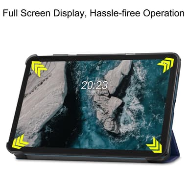 Slim Fit Cover Fodral Till Nokia T20 - MörkBlå