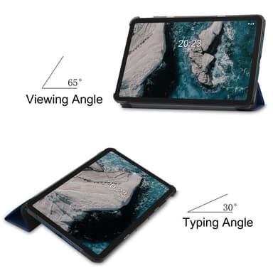 Slim Fit Cover Fodral Till Nokia T20 - MörkBlå