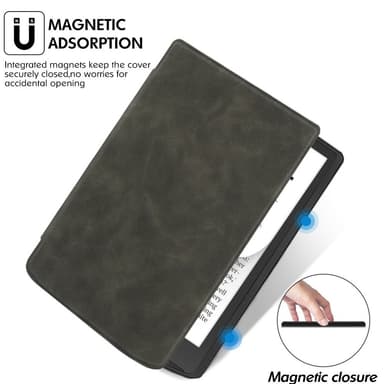 Fodral läsplatta Till Pocketbook InkPad 4 7.8"" PB700 - Svart