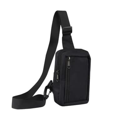 Bröst axel väska Vattentät nylon Axelryggsäck Sling Resväska