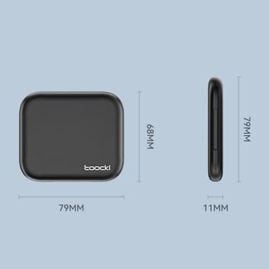 TOOCKI USB-C till USB-C-kabel USB+iP+Micro USB-adaptrar fodral