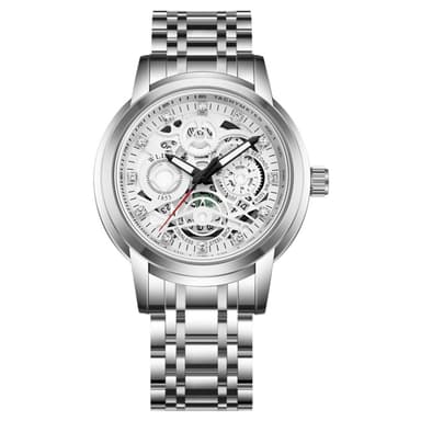 Herr Armbandsklocka Armbandsur Klocka WLISTH S518 Quartz Silver