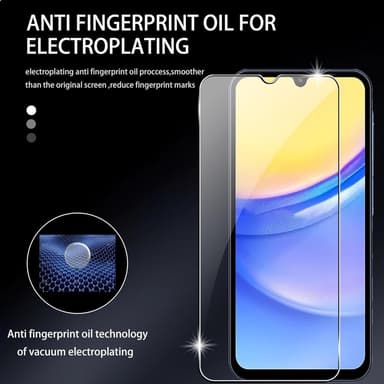 2 st För Samsung Galaxy A55 5G Härdat Glas Skärmskydd med Kamera Linsskydd