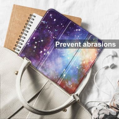 Apple iPad 10.9 2022 Slim fit tri-fold fodral Pennhållare - Galaxy