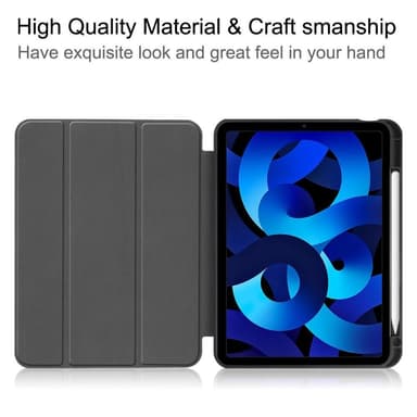 Apple iPad 10.9 2022 Slim fit tri-fold fodral Pennhållare - Galaxy