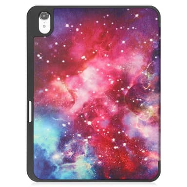 Apple iPad 10.9 2022 Slim fit tri-fold fodral Pennhållare - Galaxy