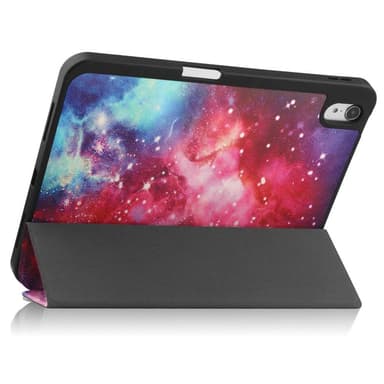 Apple iPad 10.9 2022 Slim fit tri-fold fodral Pennhållare - Galaxy